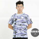 Fashion 2016 Man Casual Camouflage T-shirt Men Cotton Army Tactical Combat T Shirt Military Sport Camo Camp Mens T Shirts thumbnail-1