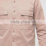 2017 Newest Arrival Customized Colors Size t Shirt Style Light Pink Men Plain Sports Jacket With Button and Two Quare Pocket thumbnail-3