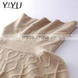 Hot Sale Winter Fall Women Loose Turtleneck Cashmere Cable Knit Pullover Sweater thumbnail-5