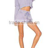 2017 OEM Custom Plain Womens Tracksuit Set Ladies Tracksuit Morning Run Blank Tracksuit With Hood thumbnail-2