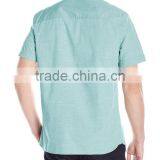 Men's Stripe Texture Shirt With Chest Pocket thumbnail-4