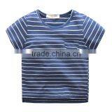 Wholesale Summer Cotton Short Sleeves Boys Kids Round Neck T-shirt thumbnail-4