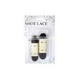 Single Package Black Cotton Round Shoe Laces