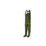 OEM Green 4MM 100 Waterproof Neoprene Fishing Waders With Rubber Boots thumbnail-1