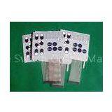 Metal Dome Rubber Membrane Switches , Push Button Membrane Switch