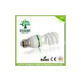 Household 15W 9mm Energy Saving Compact Fluorescent Light Bulbs With Glass Tube