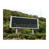 High Brightness Outdoor Led Advertising Display With 1 / 4 Scanning , 7500cd / Sqm
