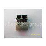 Shielded CAT5 Cable 90 Degree RJ45 With Transformers Dual Port Filter