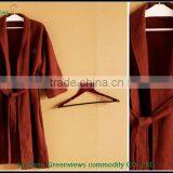 Waffle Bath Robe for Hotel Bathrobe Waffle Weave Men Plus Size Cotton Waffle Embroidered Robe thumbnail-4