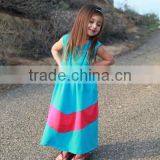 Mommy and me Maxi Dresses Women Long Dresses Cotton Stripes Maxi Dress thumbnail-4