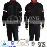 Best Factory Wholesale Black Color Oil Worker Coveralls With Three Proof Finishing for Industry thumbnail-1