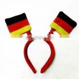 Promotion World Cup Football fans Headband headdress of German Flag color MPA-0180