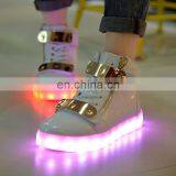 Wholesale Footwear New Design Ladies Light Shoes Men Women Dancing Shoes Luminous High Cut LED Shoes Sneakers thumbnail-3