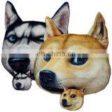 Cheap Cartoon 3d Printing Decorative Dog Pillow Custom Cute Soft Plush Animal Shaped Car Seat Cushion thumbnail-2