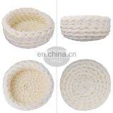 Luxury Crochet Super Chunky Pet Product Arm Knitting Cotton Tube For Soft Cat Bed thumbnail-2