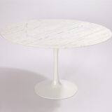 Marble top leilani tulip dining table saarinen round table knoll saarinen dining table