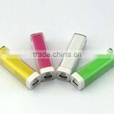 Low Price Crystal Lipstick Power Bank for Mobile Phone