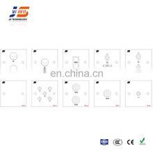 JS-DC400 Beijing Multiple Flip up Mounted Power Floor Electrical Socket Outlet Box thumbnail-4