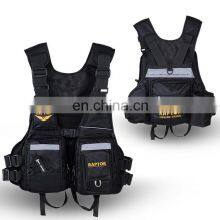 ROBBEN Multifunctional Floating Vest for Fishing Multi-pocket Design Rock Fishing Life Jacket thumbnail-2