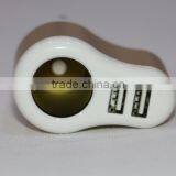Multi Car Adapter New Design 12V Car Cigar Lighter Adapter With Two USB Output With English Retail Box thumbnail-6