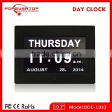 Hot sell High definition digital big screen electric digital day clock for elder