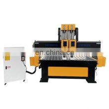LEEDER CNC 1325 2030 Double Heads Cnc Woodworking Machinery Price 3Axis 4Axis Wood CNC Router 3d For Door Making