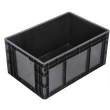 600 x 400 x 230 mm Conductive Black Esd Plastic pp Box Bins