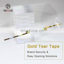 Hologram Security Gold Tear Tape, Tear Off Tape for Cigarette/Tobacco Packaging thumbnail-2