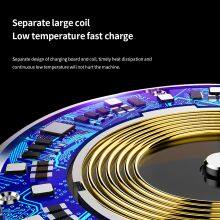 Transparent Desk Wireless Charger for Iphone Portable Charger 15W Samsung Fast Wireless Charging Universal Wireless Chargers thumbnail-3