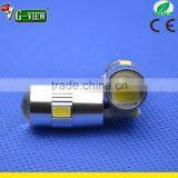 T10 6 Leds5630 6 SMD W5W 194 Canbus Car Led Light With Lens Cover thumbnail-3