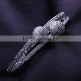 Express Wholesale Double Ball Pave Setting CZ Fashion Bangle for Women thumbnail-4