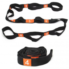 10/12 Loops Non-Elastic Stretch Strap for Yoga Rehabilitation Pilates Dance-Versatile Pilates Accessory thumbnail-5