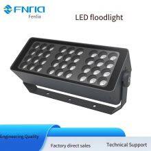 Led Outdoor Waterproof Square High-power Floodlights 24w, 48w, 72w, Monochromatic and Full-color With 512 Control thumbnail-5