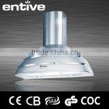 Red Round Kitchen Chimney Range Hood for Sale thumbnail-1