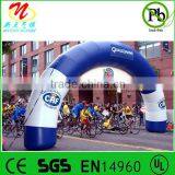 Inflatable finish line arch for racing inflatable with printing