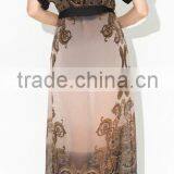 2016 Summer Dress Chiffon and Printing Flower thumbnail-2