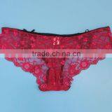 High Quality Lace Lovely Ladies Sexy Lingerie Panties Briefs Lace G-string Thongs thumbnail-6