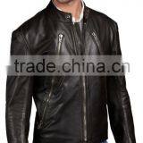 COOL AND STYLISH MENS LEATHER BIKER JACKET thumbnail-1