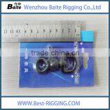 Hardware Rigging Zinc Plated Black Swivel Snap Hook thumbnail-1