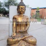 gold plated buddha statue