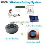 Restaurant Self Service With Digital Receiver and Customer Call Bell to Call the Center