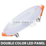 Hot Sale! Double Colors LED Lights 3+2W/6+3W/12+4W/18+6W With Round or Square thumbnail-6