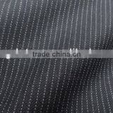 2015 New Designs Woven Navy Blue and Wite Stripe Fabric