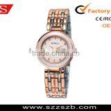 Luxury Fab Gold Wristwatch Stainless Steel With Ceramic Case thumbnail-1