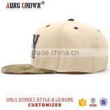New Design Style 6 Panel Leather Patch Snapback Hats thumbnail-4