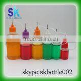 e liquid pet plastic bottle with needle tip cap