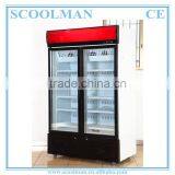 Commercial Display Frost Free Two Door Freezer