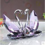 Beautiful Colorful Gift Crystal Swan thumbnail-2