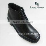 Leather Elevator Boot