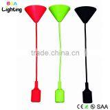 UL E26 Socket Silicone Suspension Lighting, Simple Ceiling Lamp thumbnail-4